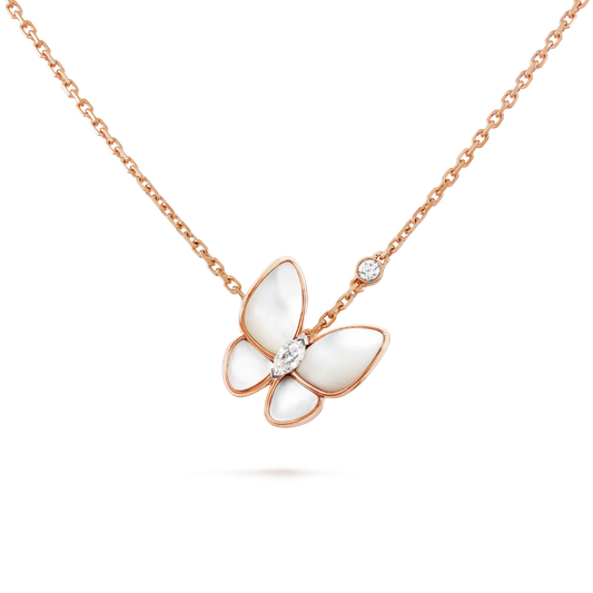 [⭐Renara]BUTTERFLY MOP DIAMOND NECKLACE