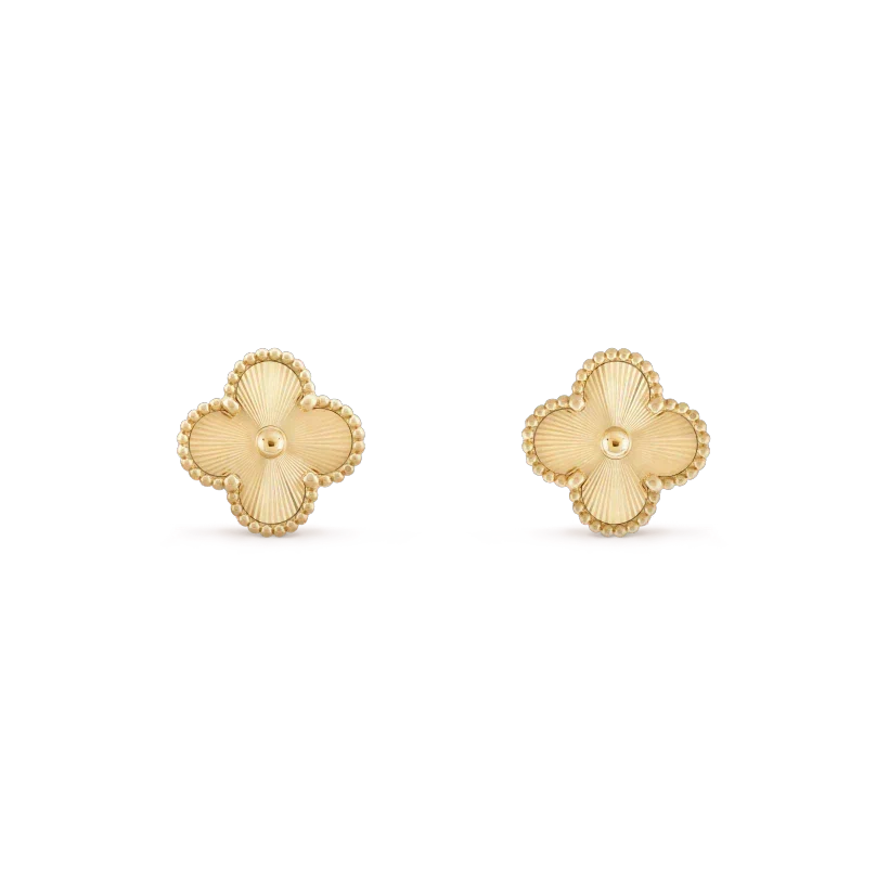 [⭐Renara]CLOVER MINI 9.5MM LASER EARRINGS