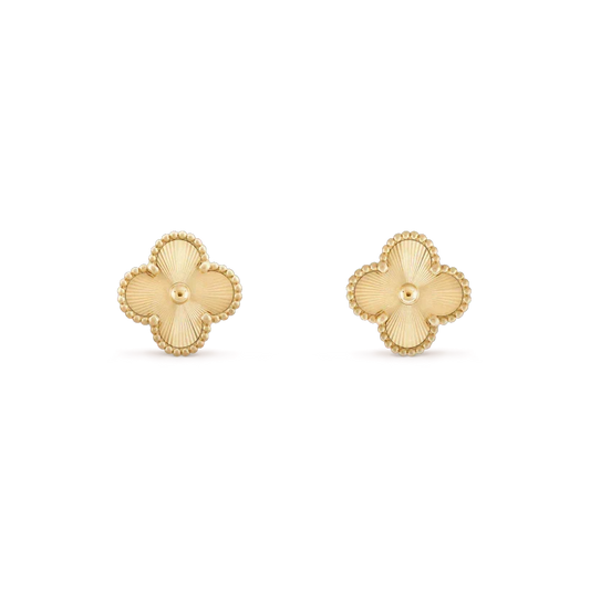 [⭐Renara]CLOVER MINI 9.5MM LASER EARRINGS