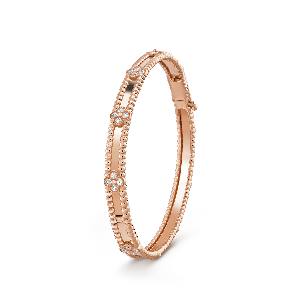 [⭐Renara]CLOVER BRACELET 4MM DIAMONDS