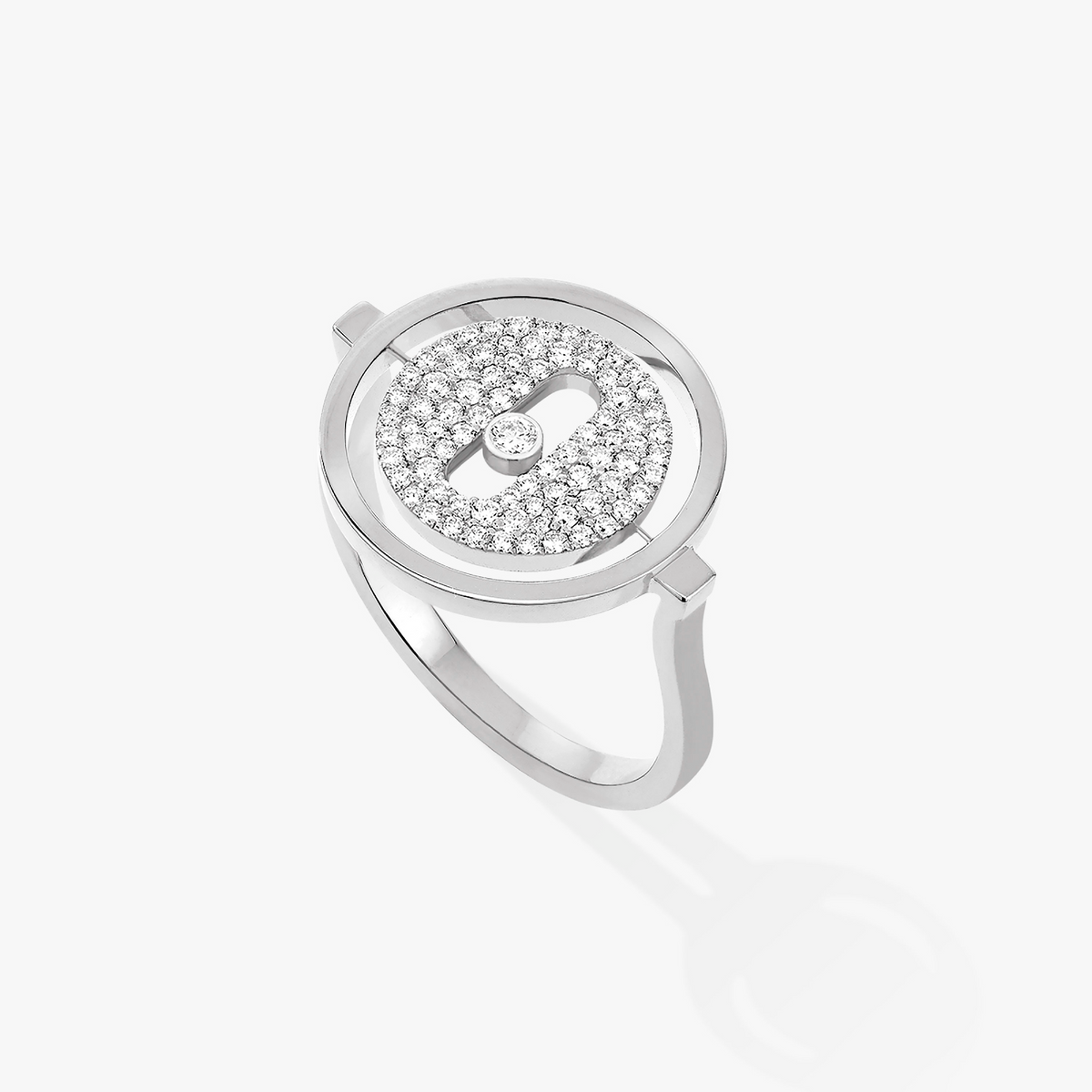 [⭐Renara]Demo MOVE PAVED SILVER DIAMOND RING
