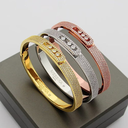 [⭐Renara]Move Noa Full Pavé Diamond Bangle Bracelet