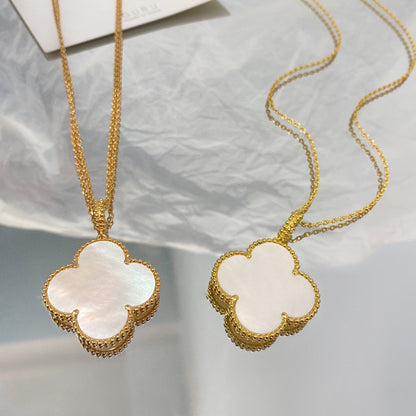 [⭐Renara]CLOVER 25MM MOP LARGE PENDANT NECKLACE
