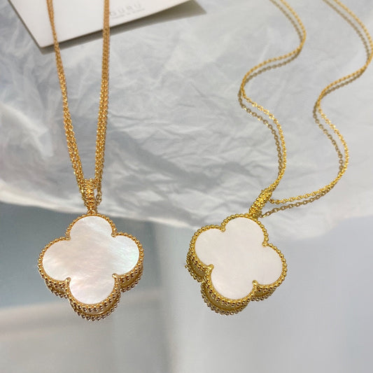 [⭐Renara]CLOVER 25MM MOP LARGE PENDANT NECKLACE