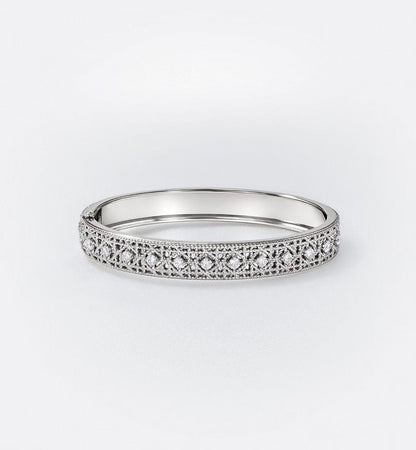 [⭐Renara]2026 WOVEN-PATTERN BRACELET SET WITH FULL DIAMOND INLAY THREE-COLORS