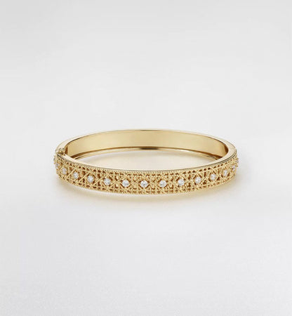 [⭐Renara]2026 WOVEN-PATTERN BRACELET SET WITH FULL DIAMOND INLAY THREE-COLORS