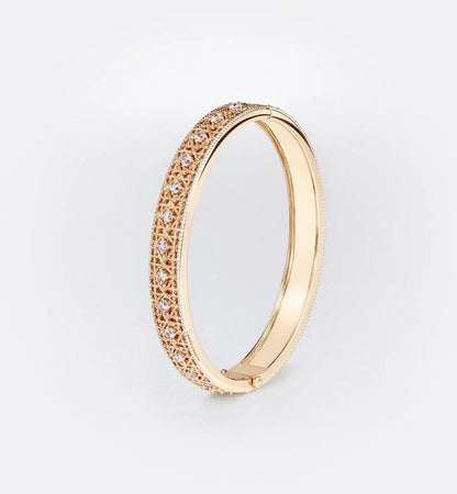 [⭐Renara]2026 WOVEN-PATTERN BRACELET SET WITH FULL DIAMOND INLAY THREE-COLORS