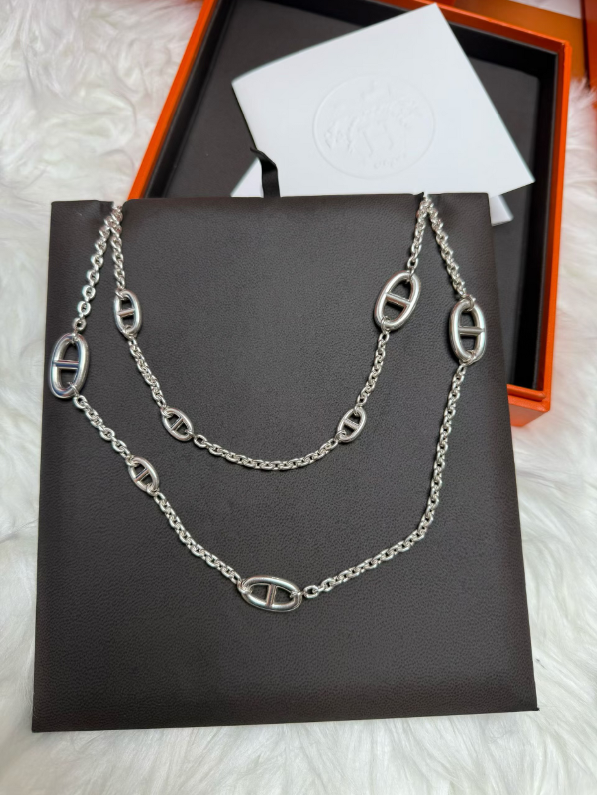 [⭐Renara]Classic Silver Sweater Chain