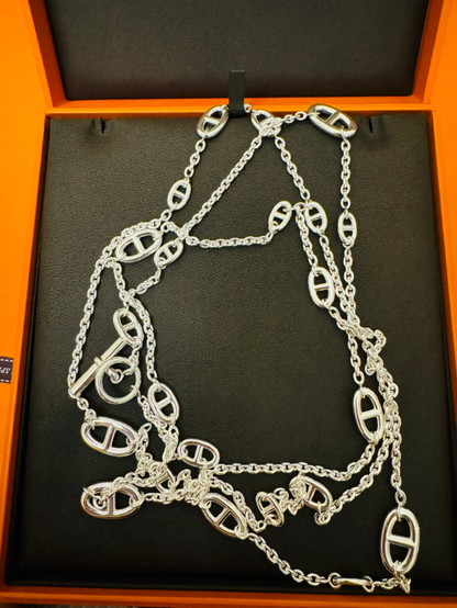 [⭐Renara]Classic Silver Sweater Chain