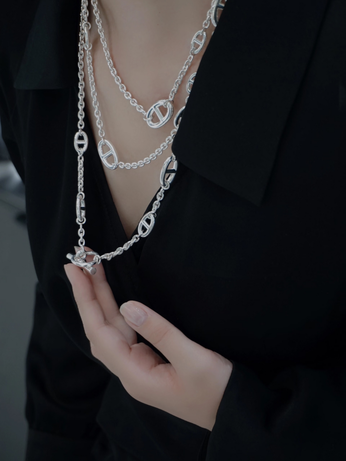 [⭐Renara]Classic Silver Sweater Chain
