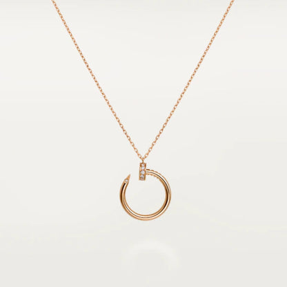 [⭐Renara]JUSTE NECKLACE PINK GOLD