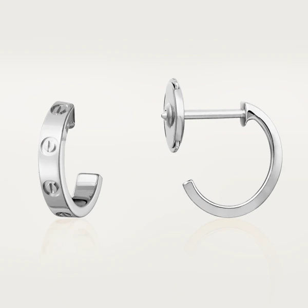 [⭐Renara]LOVE EARRINGS 2.65MM SILVER