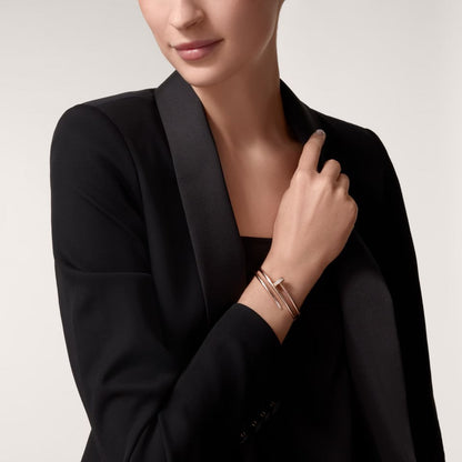 [⭐Renara]JUSTE BRACELET 3.5MM DOUBLE ROW DIAMOND