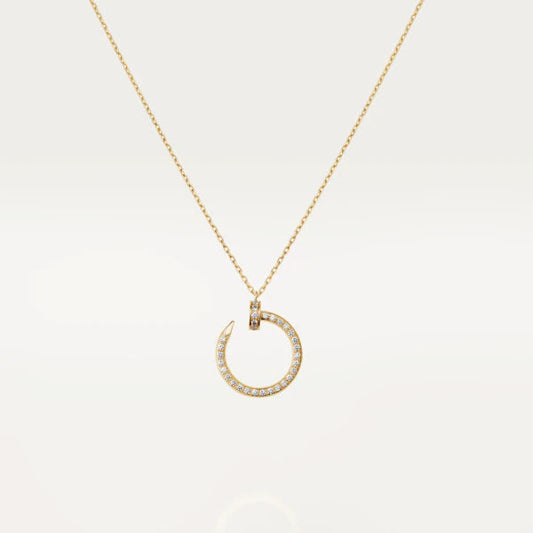 [⭐Renara]JUSTE NECKLACE GOLD DIAMONDS