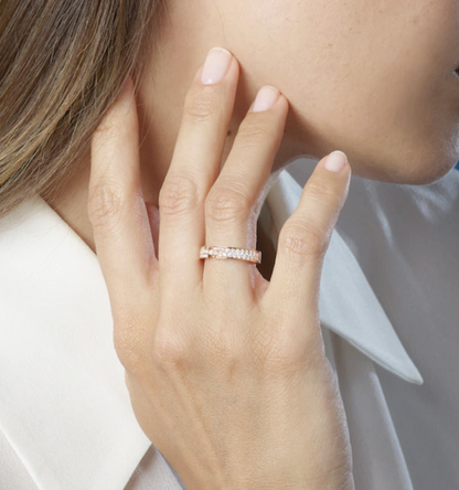 [⭐Renara]ALLIANCE LIENS VIDENCE PAVED DIAMOND 4MM RING