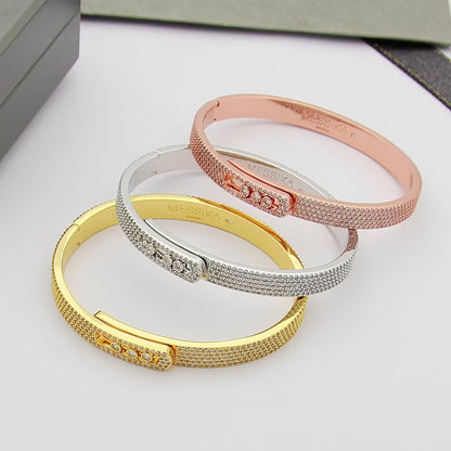 [⭐Renara]Move Noa Full Pavé Diamond Bangle Bracelet