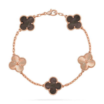 [⭐Renara] CLOVER 5 MOTIF GRAY MOP BRACELET COLLECTION