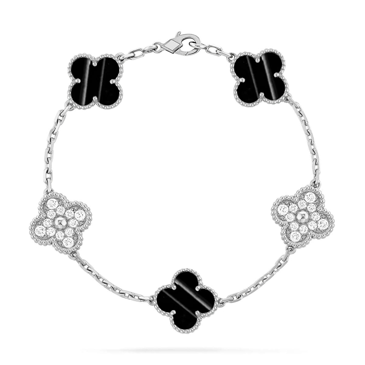 [⭐Renara] CLOVER 5 MOTIF PULSAR STONE BRACELET COLLECTION