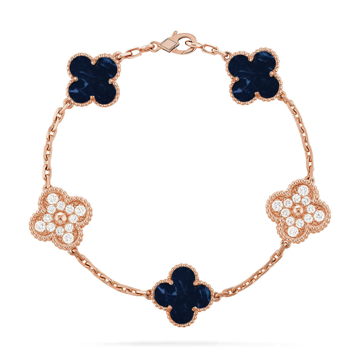 [⭐Renara]CLOVER 5 MOTIF PIETERSITE BRACELET COLLECTION