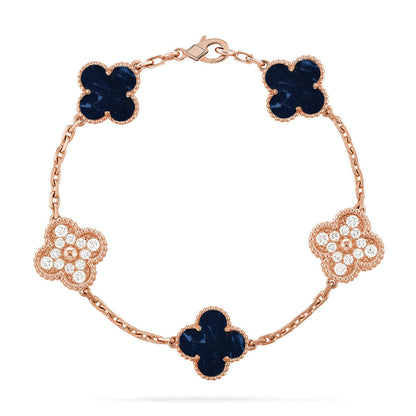 [⭐Renara]CLOVER 5 MOTIF PIETERSITE BRACELET COLLECTION