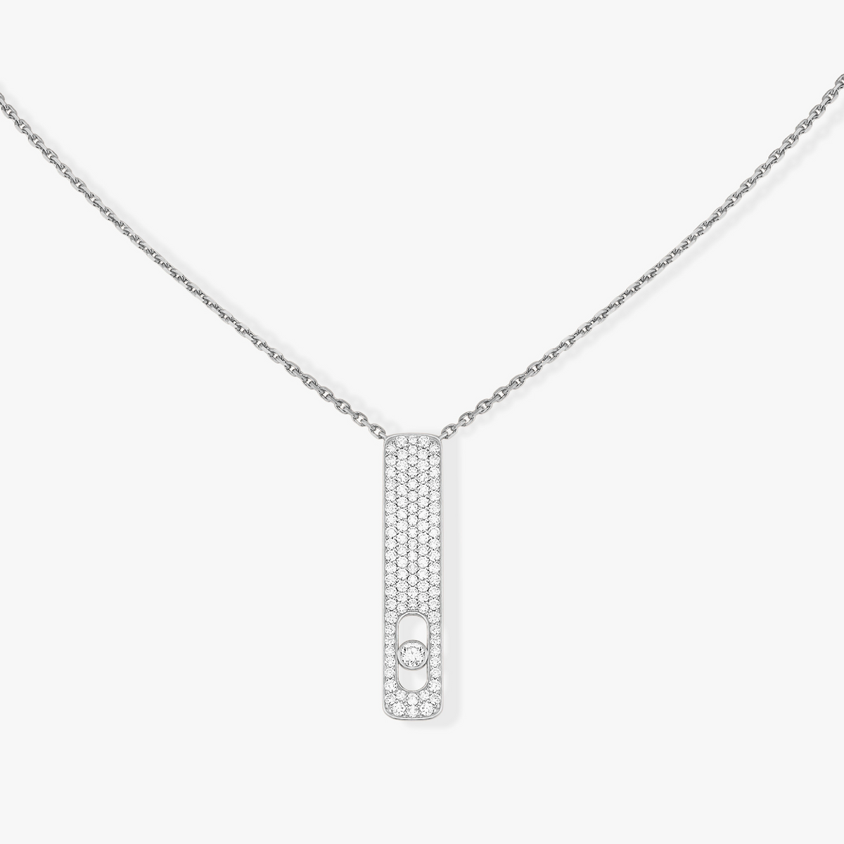 [⭐Renara]MY FIRST DIAMOND PAVED NECKLACE