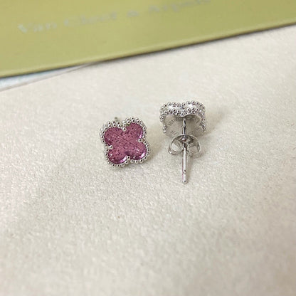 [⭐Renara]2026 NEW MINI CLOVER 1 MOTIF  BUBBLE PINK ENAMEL