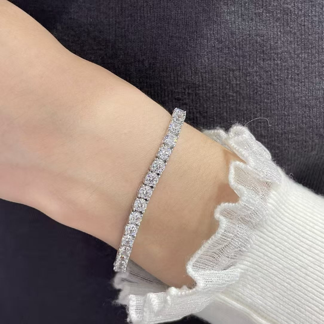 [⭐Renara jewelrys]TENNIS BRACELET WITH FULL DIAMOND SETTING