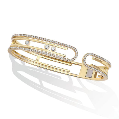 [⭐Renara]MOVE 10TH PAVED DIAMOND BRACELET