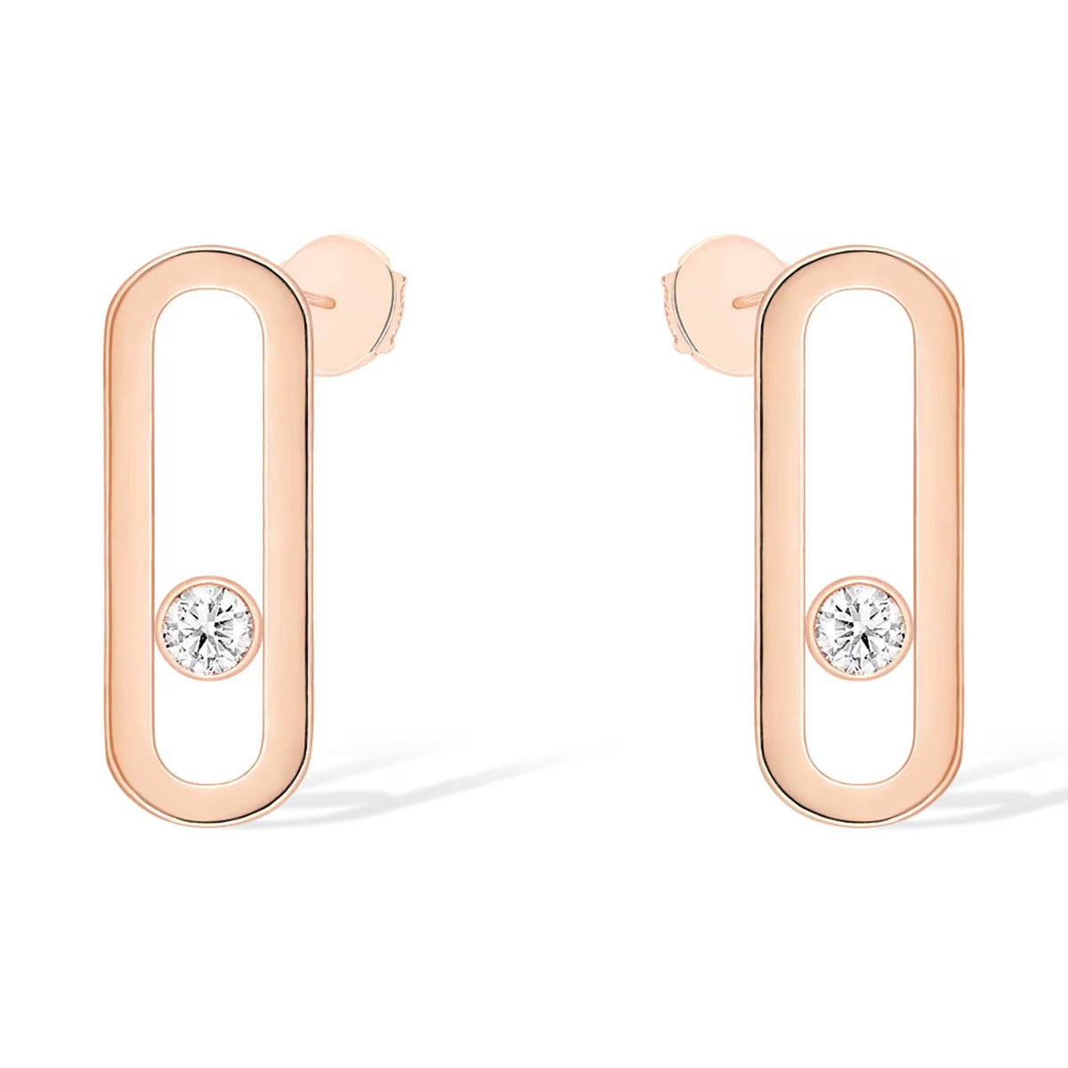 [⭐Renara]MOVE UNO SMALL 1 DIAMOND EARRINGS
