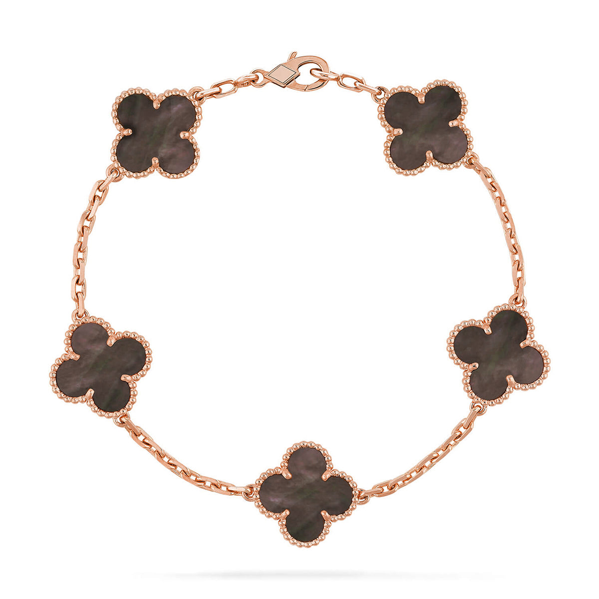 [⭐Renara] CLOVER 5 MOTIF GRAY MOP BRACELET COLLECTION