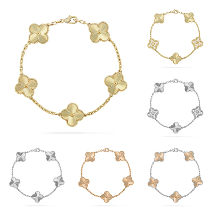 [⭐Renara] CLOVER 5 MOTIF LASER BRACELET COLLECTION