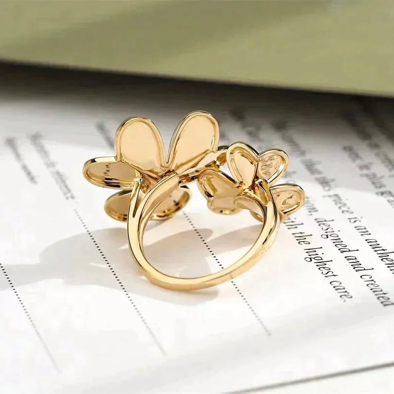 [⭐Renara]CLOVER COMOS GOLD DIAMOND RING