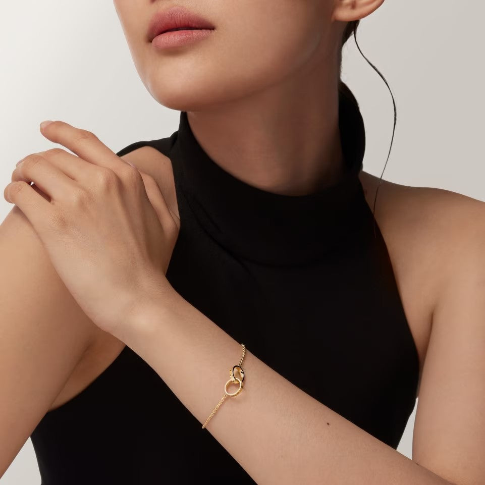 [⭐Renara]LOVE BRACELET DOUBLE RING