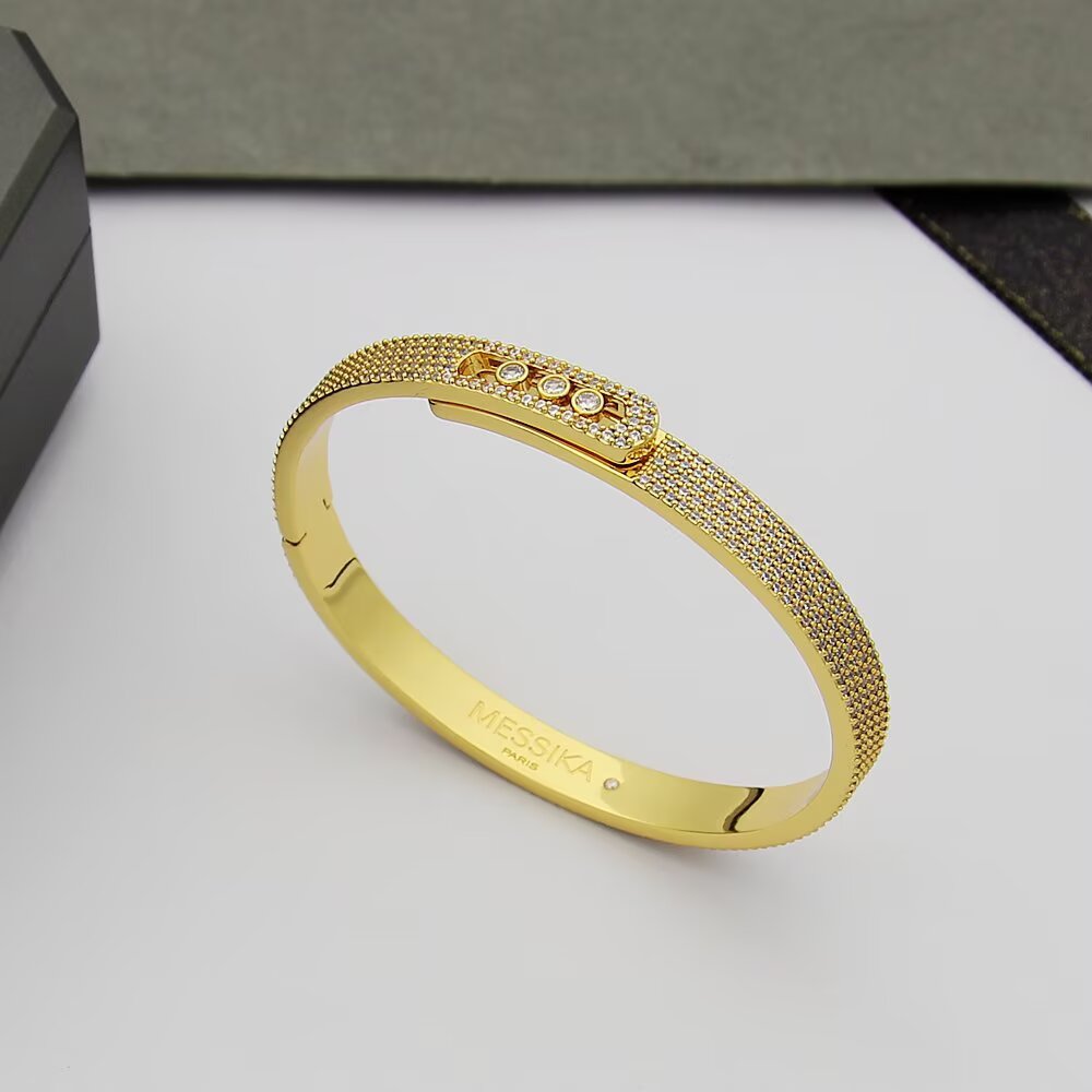[⭐Renara]Move Noa Full Pavé Diamond Bangle Bracelet