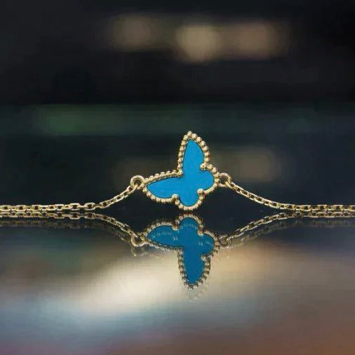 [⭐Renara]BUTTERFLY TURQUOISE BUTTERFLY BRACELET