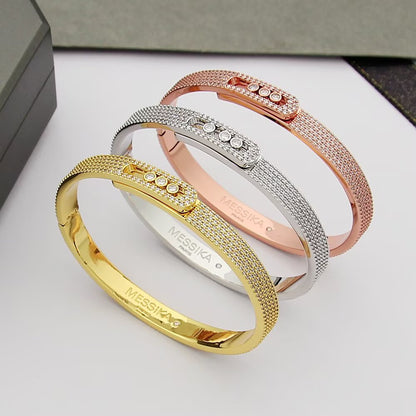 [⭐Renara]Move Noa Full Pavé Diamond Bangle Bracelet