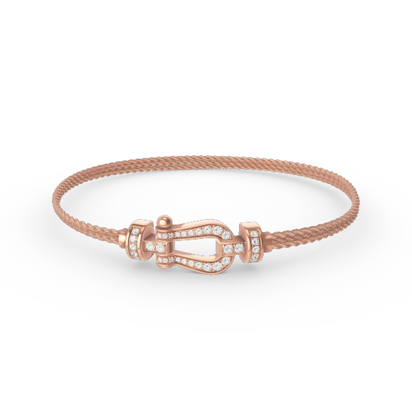 [⭐Renara]FORCE SMALL HORSESHOE  DIAMOND CHAIN ROPE BRACELET