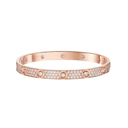 [⭐Renara]LOVE BRACELET 6.1MM DIAMOND-PAVED 10 BIG DIAMONDS