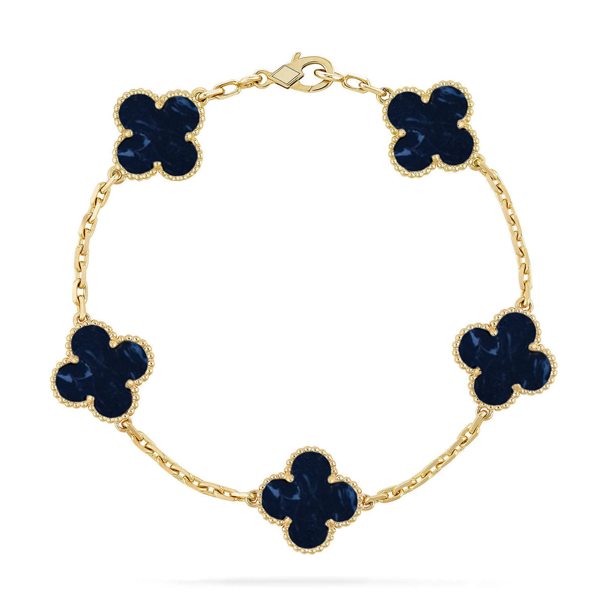 [⭐Renara]CLOVER 5 MOTIF PIETERSITE BRACELET COLLECTION