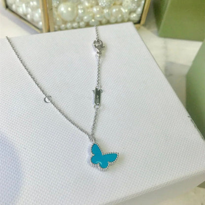 [⭐Renara]BUTTERFLY TURQUOISE BUTTERFLY BRACELET SILVER