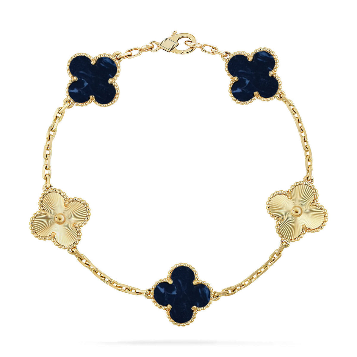 [⭐Renara]CLOVER 5 MOTIF PIETERSITE BRACELET COLLECTION