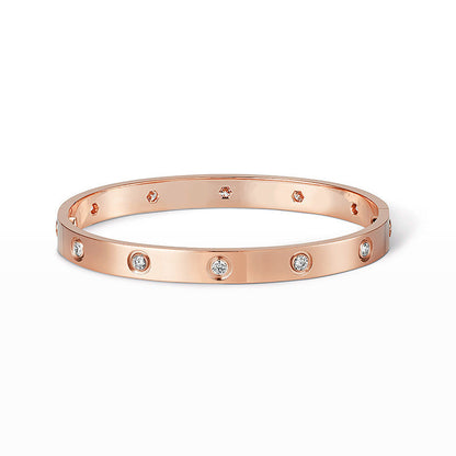 [⭐Renara]LOVE BRACELET 6.1MM 10 DIAMONDS