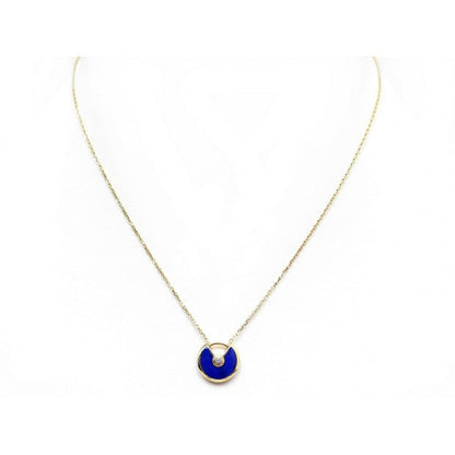 [⭐Renara]AMULETTE ROSE GOLD AGATE NECKLACE