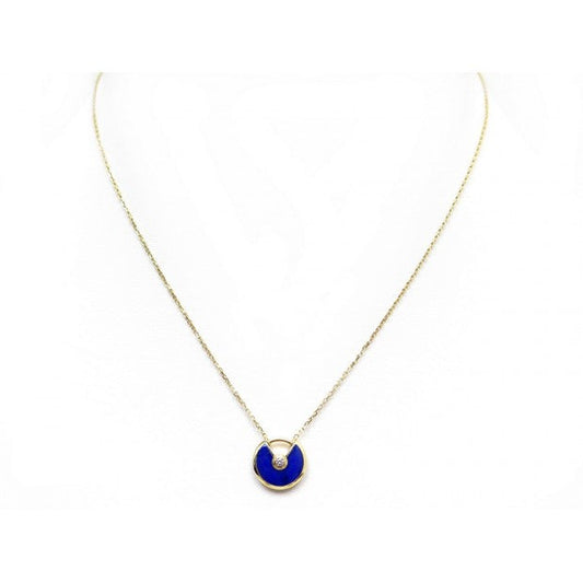[⭐Renara]AMULETTE ROSE GOLD AGATE NECKLACE