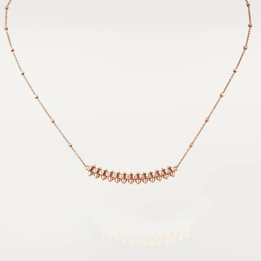 [⭐Renara]CLASH PINK GOLD NECKLACE