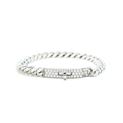 [⭐Renara]KELLY CHAIN SILVER DIAMOND BRACELET