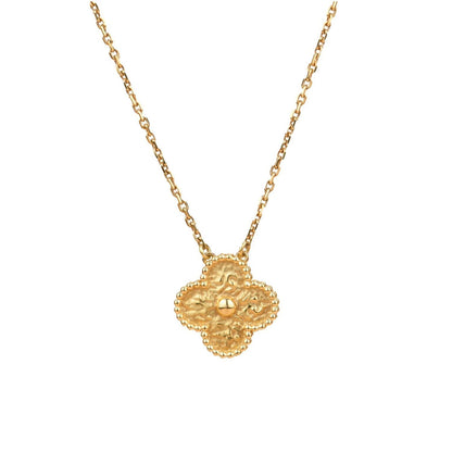 [⭐Renara]CLOVER 15MM  BRONZING NECKLACE