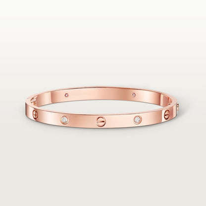 [⭐Renara]LOVE BRACELET 4.8MM 4 DIAMONDS