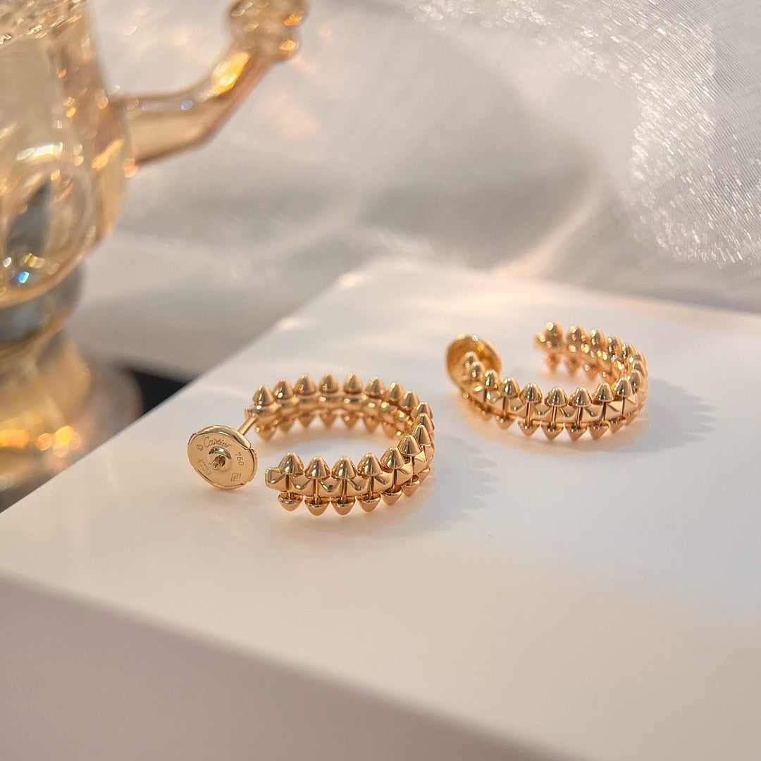 [⭐Renara]CLASH SMALL HOOP EARRINGS