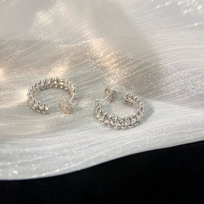 [⭐Renara]CLASH SMALL HOOP EARRINGS